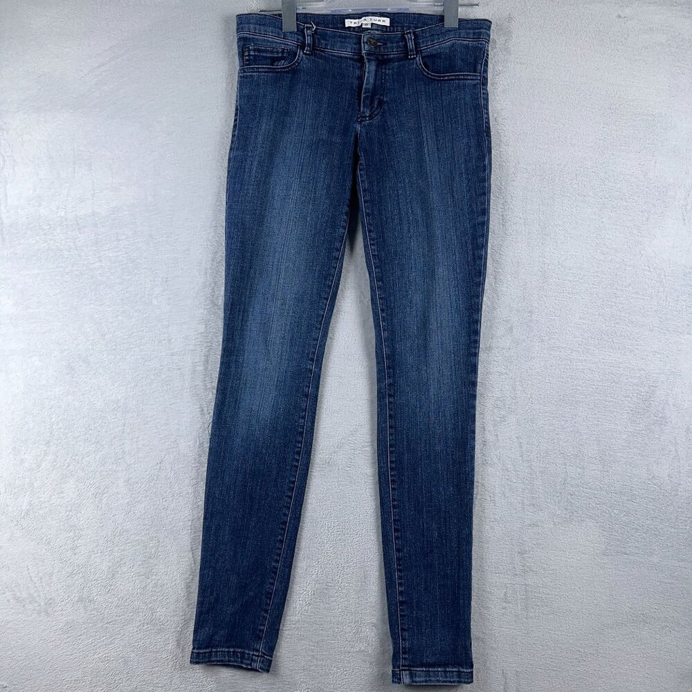 Trina Turk Super Skinny Jeans Medium Wash Denim Women's Blue Size 0
